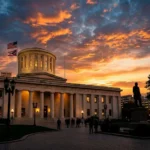 The Ohio Statehouse building where House Bill 249 is being debated.